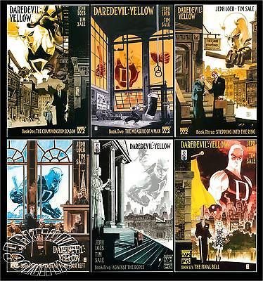 DAREDEVIL YELLOW(2001/2002)#1,2,3,4,5,6(#1 6)COMPLETE SET(ORIGIN)LOEB