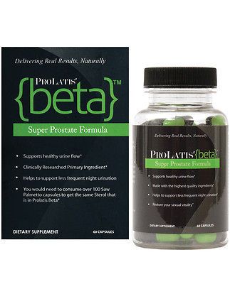 PROLATIS BETA SUPER PROSTATE FORMULA 60 CT FOR MEN VITAMIN SUPPLEMENT