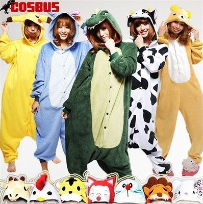 Japan Anime Kigurumi Pajamas Cosplay Costume Hollywood Party Funny
