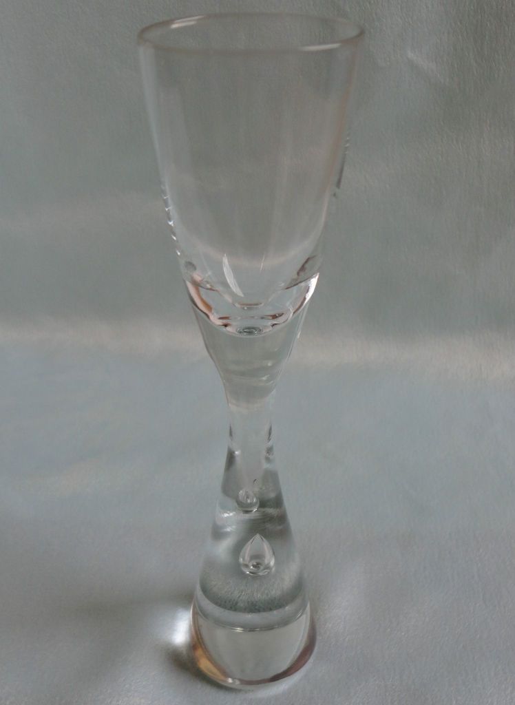 Holmegaard Princess Tall Schnapps Glass   Design by Bent Severin