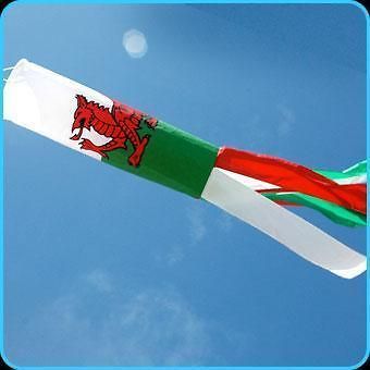 WELSH WINDSOCK 60inch GREAT FOR FESTIVALS, CAMPING, CARAVANS/MOTOR