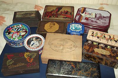 EARLY & VINTAGE COLLECTABLE TINS   Chose from  Jubillees, Wedding