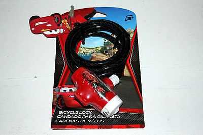 DISNEY PIXAR CARS2 BICYCLE LOCK