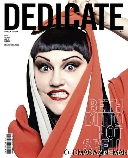 BETH DITTO Dedicate magazine Damien Hurst Sebastien Teller Kitsune