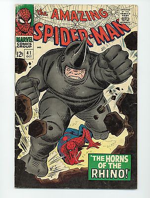 Amazing Spider Man #41 Unrestored Silver Age Marvel VG/FN (5.0) 1st