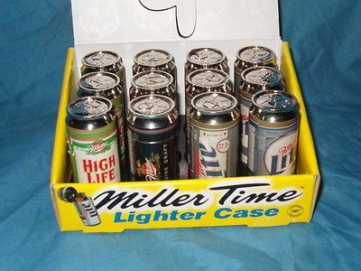 Cases Miller Lite, High Life, Genuine Draft MGD   Needs Mini Bic