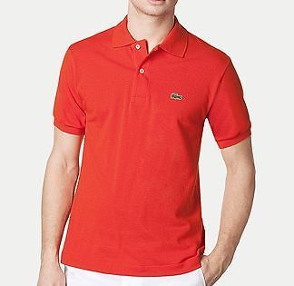 100% AUTHENTIC MENS LACOSTE CLASSIC L.12.12 SHORT SLEEVE FLAMENCO POLO