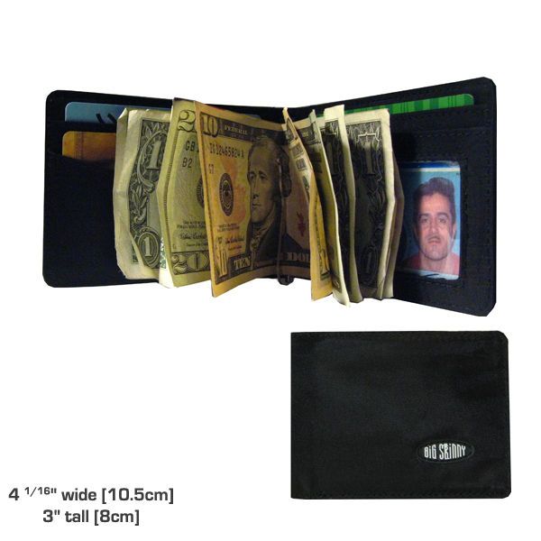 Big Skinny Thin Acrobat Money Clip Bifold Wallet, Worlds Thinnest