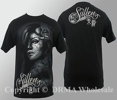 SULLEN CLOTHING Cali Girl Tattoo Black T Shirt M L XL XXL 3XL