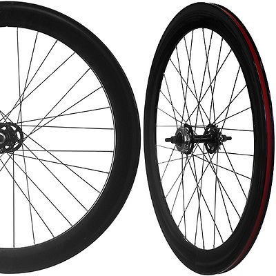 Fixie Single Speed Road Bike Track Wheel Wheelset 60mm Deep V Sealed