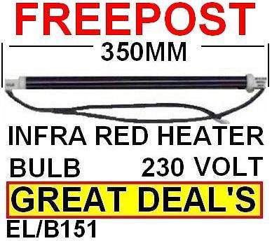 HEATER BULB BIRCHWOOD, ELITE INFRA RED RHINO 230V 1400W