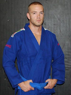 Gold weave Brazilian Jiu Jitsu Gi   BLUE kimono A1 A2 A3 A4 A5 A6