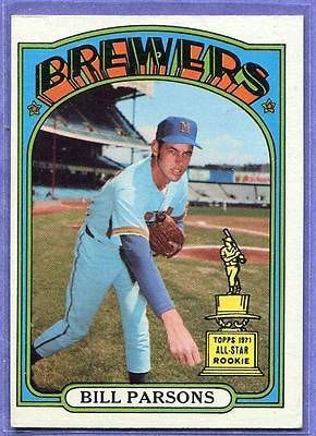 1972 Topps #281 Bill Parsons ASRC (Brewers)