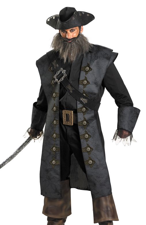 Pirates of the Caribbean BlackBeard Halloween Costume