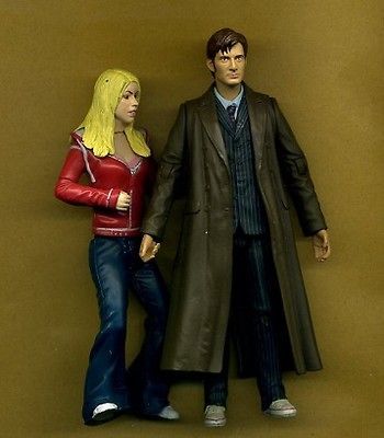 DR WHO The Tenth Doctor DAVID TENNANT & ROSE TYLER Version 1 5in