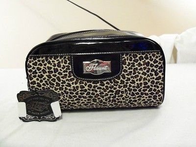 Flaunt by Faith Nicole Safari Chic Leopard Animal Print Cosmetic Roll