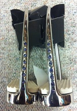 BRAND NEW ENGLISH SADDLE TACK CENTAUR BLING STIRRUP 4.5