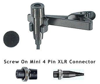 Pro Lapel Lavalier Mic for Peavey Mipro Beyer Wireless