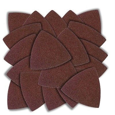 KENT 20 pcs, 3 Triangular Oscillating Multi Tool Sandpaper, For Most