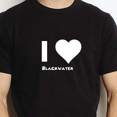 PERSONALISED BLACKWATER T SHIRT HOMESICK STUDENT UNI EX PAT FUNNY