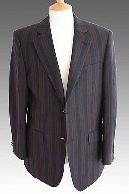 Blazer,Striped Boating Blazer, Regatta Rowing Blazer, 42 Regular