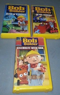 BOB THE BUILDER VHS TO THE RESCUE PETS IN A PICKLE CELEBRATE WITH BOB ...