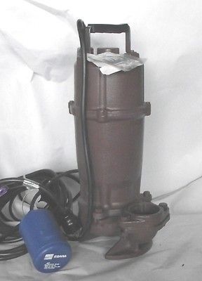 Ebara 50 DVSU 6.4 S1 Submersible Vortex Sewage Pump.NOS.**Red uced for