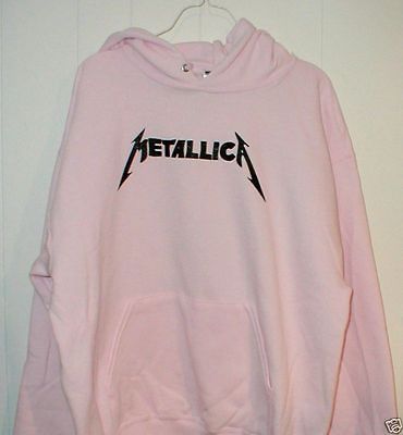 METALLICA HOODIE NINJA STAR PINK DEATH MAGNETIC S M 2 SIDED LARS