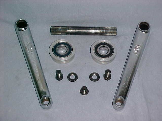 PROFILE 3 PIECE CRANKS 180MM & SEALED BEARINGS Old School BMX Three