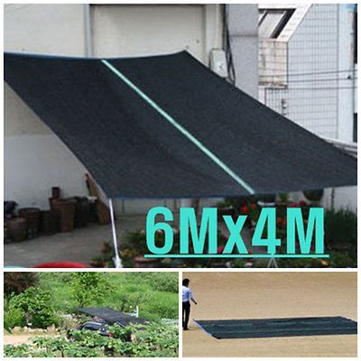 Black Shade Net Screen Mesh Netting Tarp Patio CampCanopy 95%Sun Cover