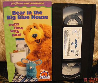 Potty Time with Bear In The Big Blue House Vhs Toilet Training My Kids