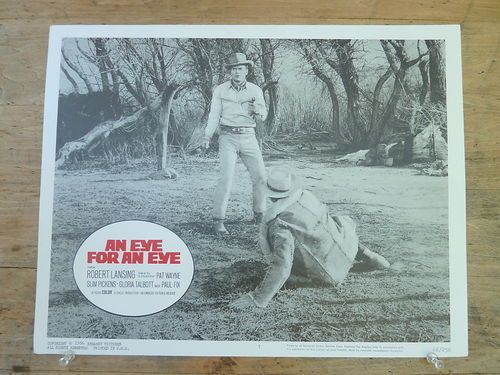 AN EYE FOR AN EYE Robert Lansing/Pat Wayne/Slim Pickens