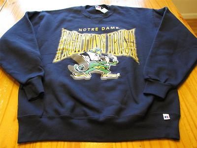 University of Notre Dame Irish long sleeve crewneck sweatshirt size