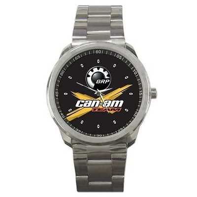 New 2013 BRP Can Am Spyder ATV Team Racer Logo Sport Metal Watch