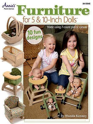 10 Berneguer Baby Dolls Rocker Stoller Plastic Canvas Pattern Book