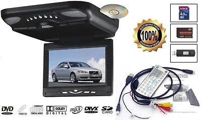 NEW 9.2 OVERHEAD FLIP DOWN DVD PLAYER MONITOR TV TUNER