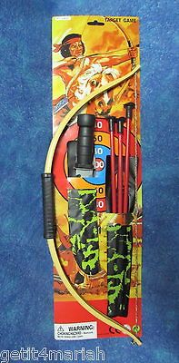 Bow & Arrow Archery   Play Knife with Sheaf Indian Play Set