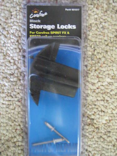 RV  Carefree Awning Storage Lock, BLACK, Part #901017