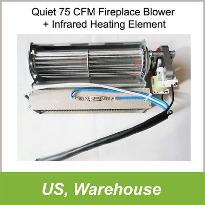 Fireplace Blower + Heating Element for Heat Surge Electric Fireplace