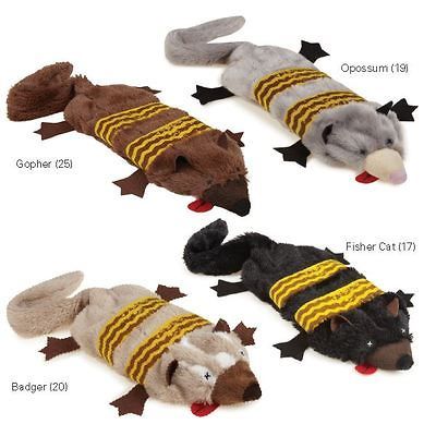 Grriggles Unstuffy Road Crew Dog Toy Squeaker Plush Squeaky Toys 2