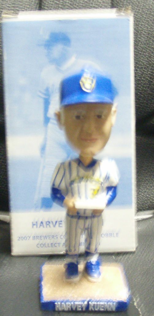 HARVEY KUENN 2007 Milwaukee Brewers SGA Bobblehead IN BOX 1982