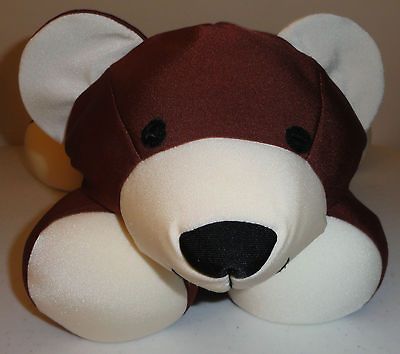 Brentwood Moshi Microbead Brown Teddy Bear Pillow Plush 19 Long