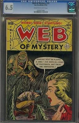 WEB OF MYSTERY #15   Ace   CGC