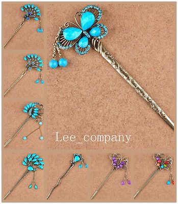 crystal hairpins in Clothing, 