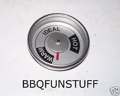 Brinkmann Smoker Temperature Gauge All In One Round W/ tabs