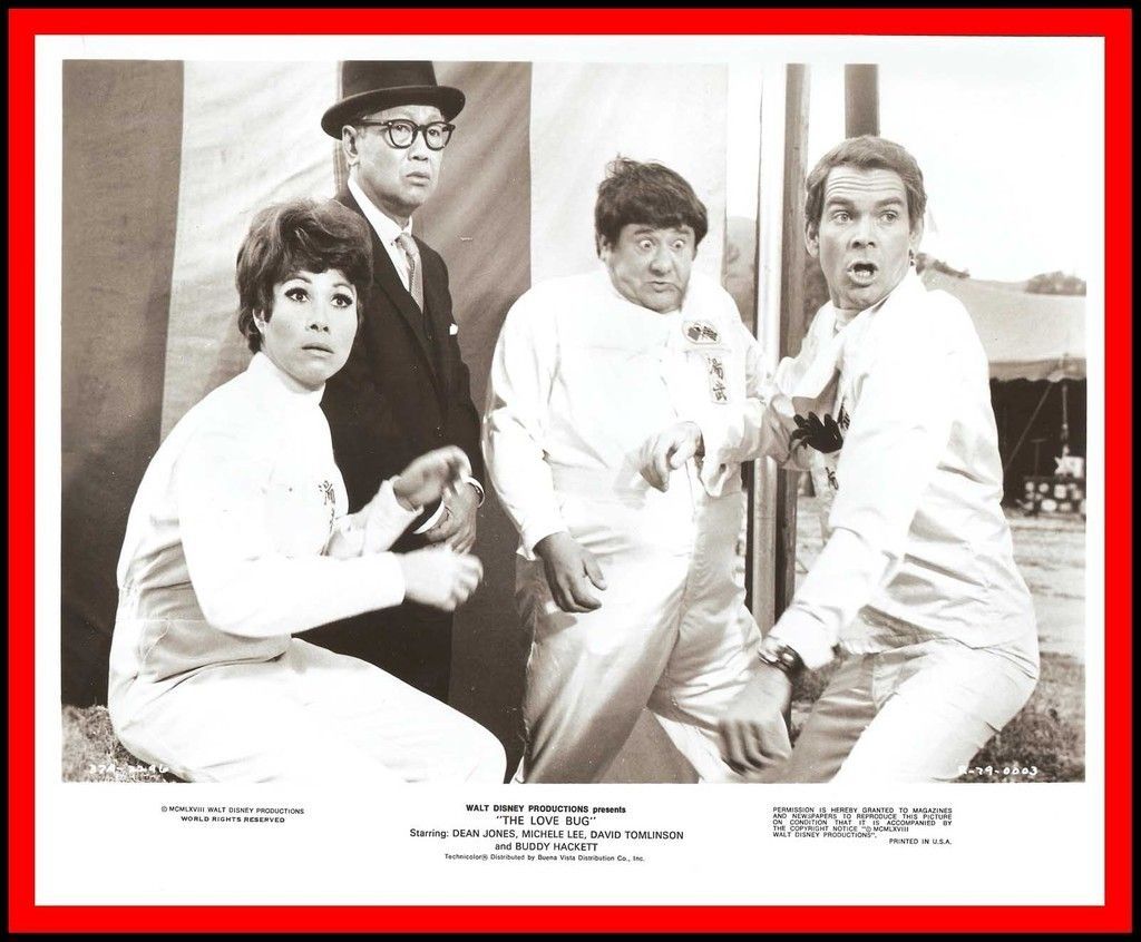 MICHELE LEE, BUDDY HACKETT & DEAN JONES in The Love Bug Original