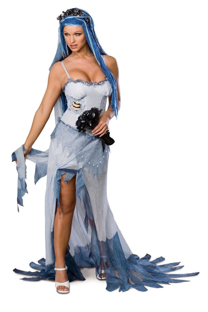 Sexy Corpse Bride Outfit Halloween Party Costume M