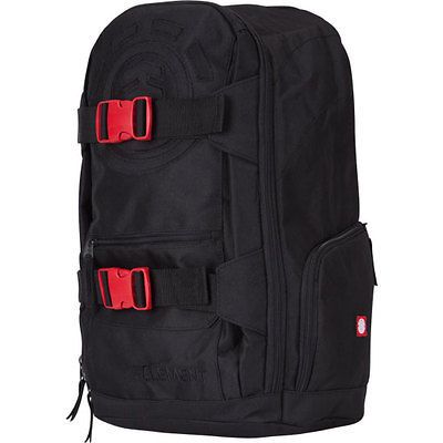 New Mens Element Mohave Black Bristol SkateBoard School Backpack