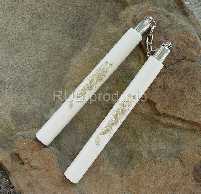 Bruce Lee Practice Nunchucks Toy Nunchaku White BR42