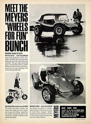 Meyers Manx B Kits Fiberglass Volkswagen Chassis Lynx Towd Dune Buggy 